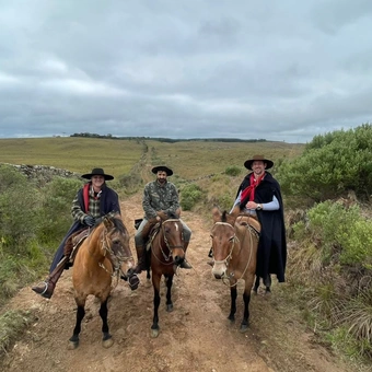 Cavalgada Corredor das Tropas nas Coxilha Rica